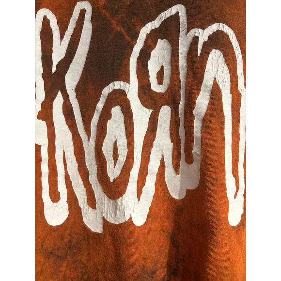 KORN - Orange and Black Tie Dye Tshirt - Picture 6 of 6